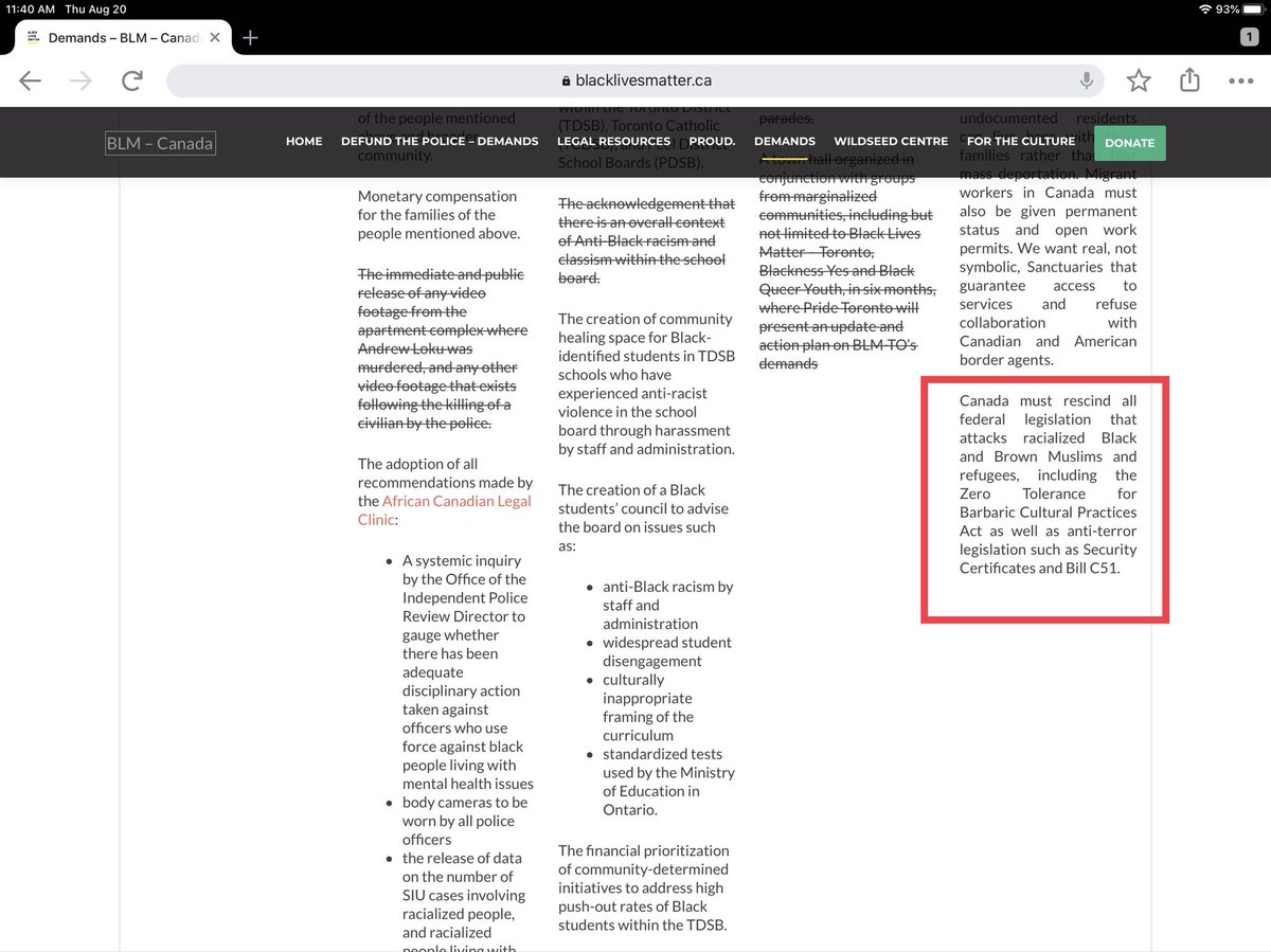 Nemesis20202's tweet photo. @nenshi #yyc this is from the BLM Canada website. If council supports BLM then by association they support: FGM, stoning, murdering gays! #notmycouncil! https://t.co/fpi4MgpPgs