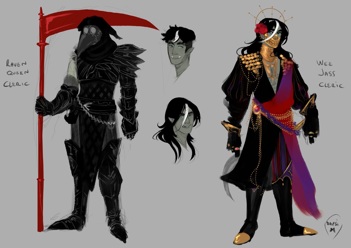 Ok but death twins clerics of the Raven Queen and Wee Jass,what do you thin...