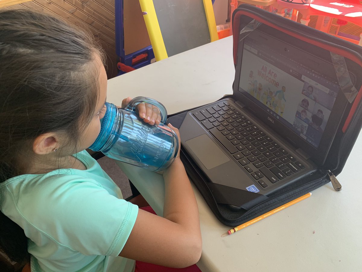 FIRST day of 3rd grade with Ms. Waller at <a href="/VHNelsonD63/">VHNelson</a> DONE ✅ Closed it with a book read by <a href="/NavasLibrarian/">Ms Navas</a> “All are welcome”