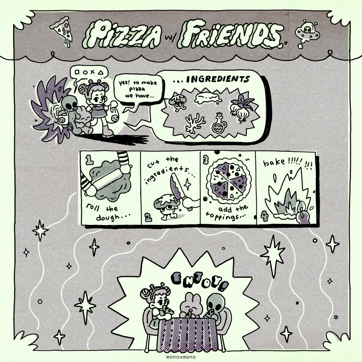 how to make pizza! ࿏࿏✧✶✷✷=  ⃤ 