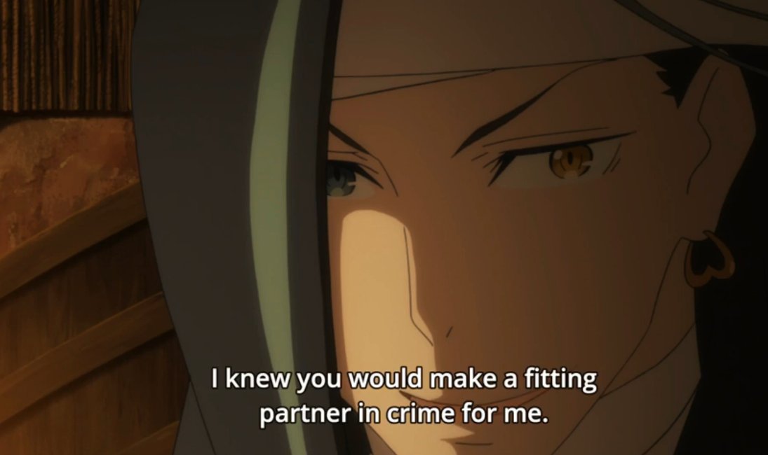 What exactly is similar between Subaru and Roswaal at that moment? Why did Roswaal call him his partner in crime? Guess we'll find out.