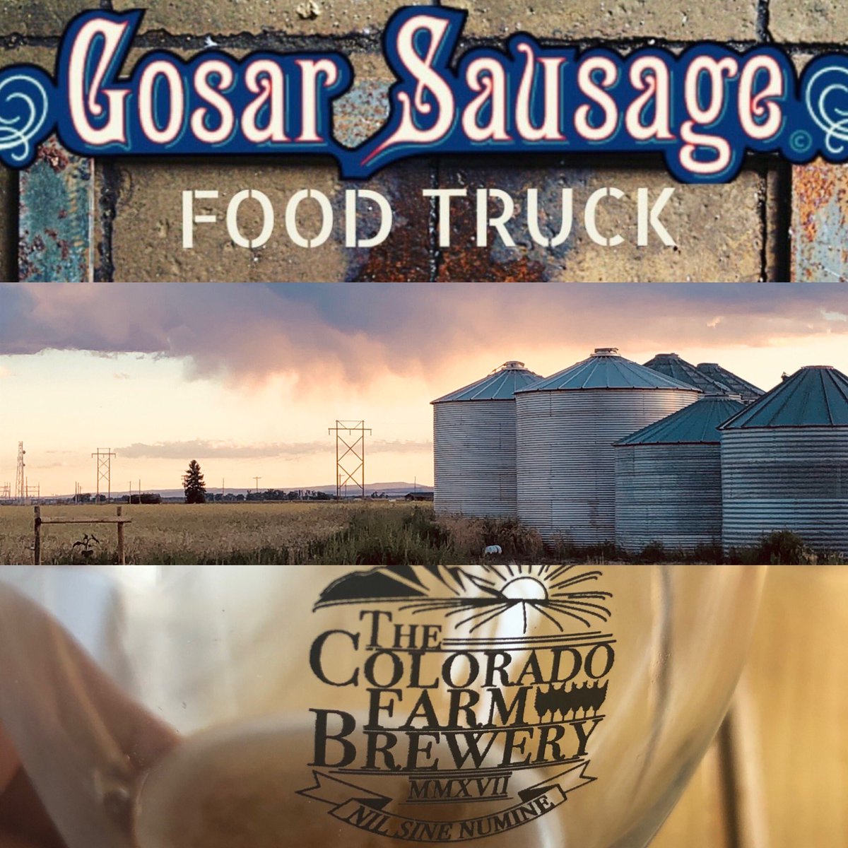 CoFarmBeer's tweet photo. Summer days are in full swing on The Farm! Gosar Sausages served all weekend! Beers and views you can’t find anywhere else! Cheers! 

#foodtruck #alamosacolorado #montevista #nightlife https://t.co/iVKzq7c4Lg