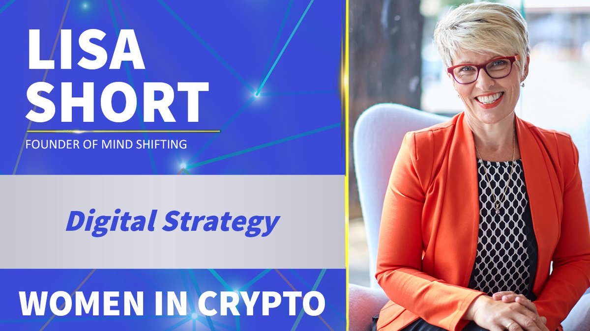 Women in Crypto 
Online Interview Series Premiering August 24th
Hosted by Lori Souza

Translating blockchain & technology to actions so business & people have capability & resilience to ensure no one is left behind in the changing economy

Register 👇👇
bit.ly/31uhGK3