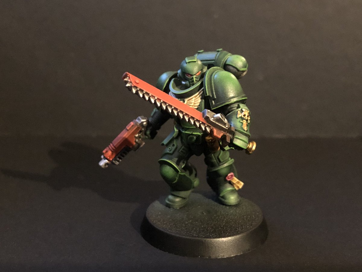 #new40k #warhammercommunity #paintingwarhammer #darkangels40k finished!!! For The Lion!!!!