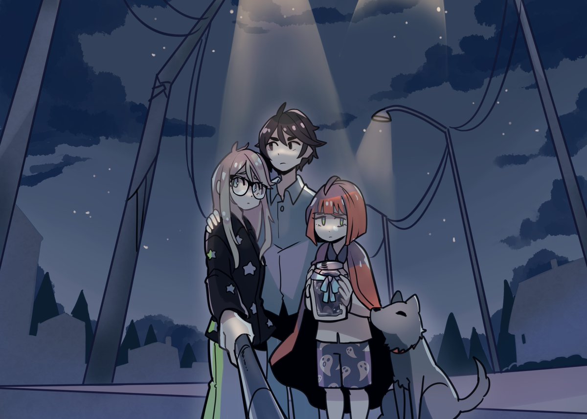 CRC_Luna's tweet image. It's still night time. The stars are still falling…