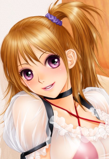 過去絵なんですが…完成データの一部を縮小無しの100%絵〜その,10

4枚目の絵はさっきのやつの色違いバージョンですがこっちが元に絵で連載作のカラー扉絵の背景のポスター用に描いたものです(^^;; 