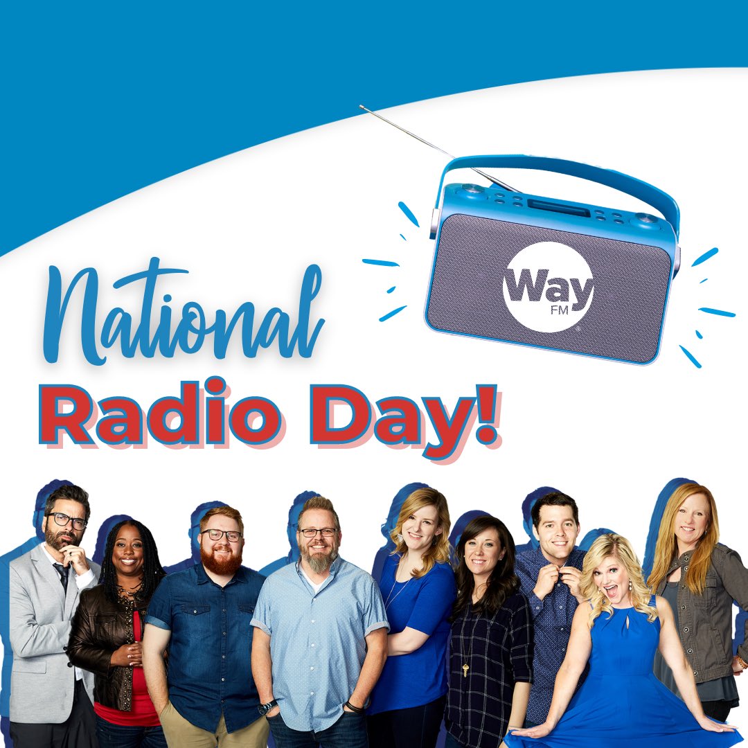 We’re grateful that we get to spread HOPE on the airwaves each and every day, all because of YOU and your generous and faithful support. Thank you. ❤️
Have you received Hope from listening to WayFM? To celebrate #NationalRadioDay, comment or DM us to share your story!
