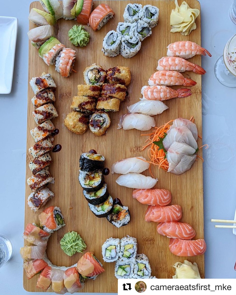 “What sushi dreams are made of”

- 📷 @ cameraeatsfirst_mke