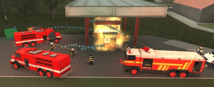 ItfaiyeRBLX's tweet image. 18:20 the gas station exploded and caught in fire today. All units responded to the scene. Trapped people got rescued.