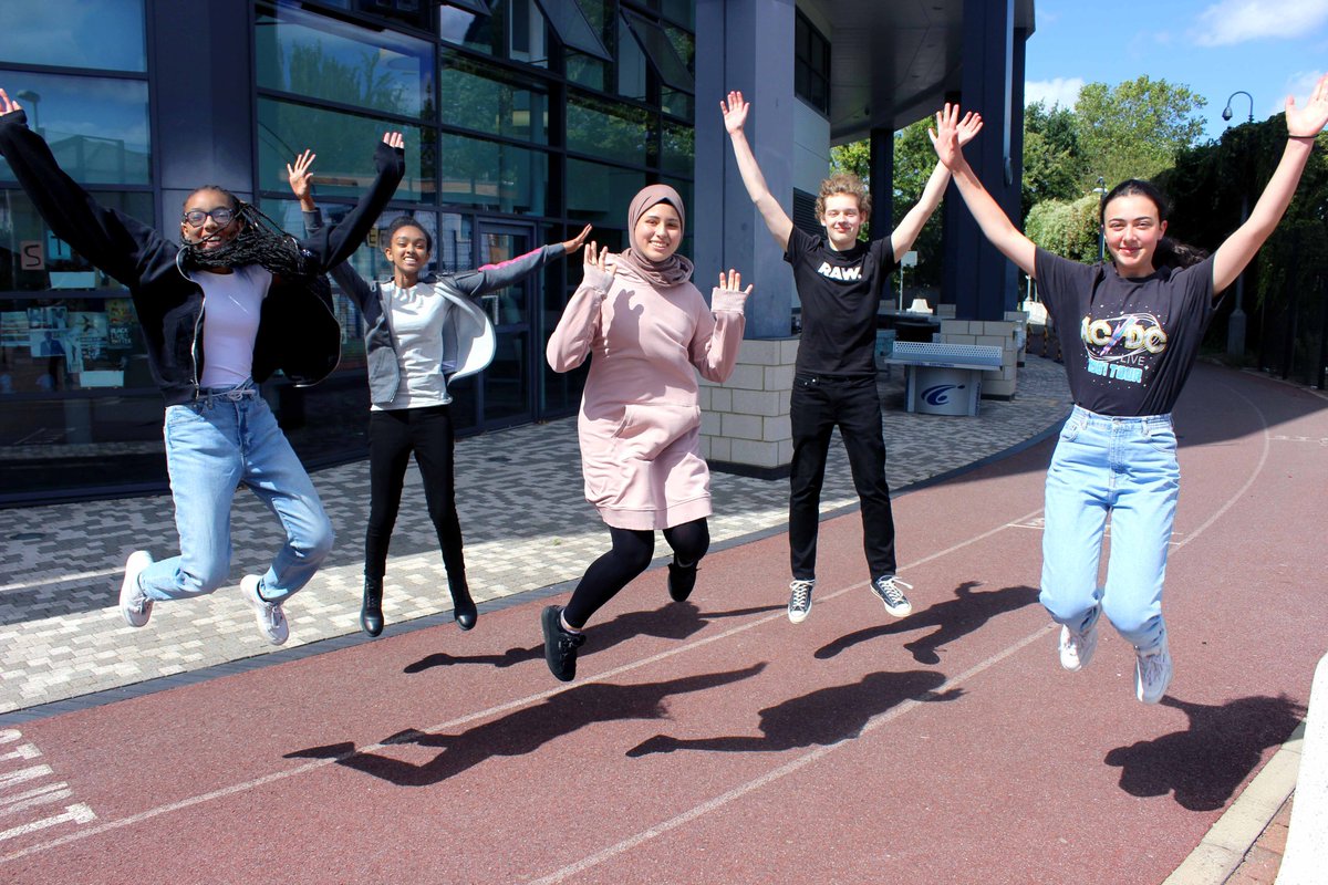 Hammersmith Academy students celebrate GCSE success despite a disrupted year. Congratulations to all our GCSE students who can now look forward to Sixth Form and A-Levels.👏🏽Read the press release here >>bit.ly/3hgMdBs 
#gcseresults2020 #GCSE2020 #resultsday2020 #results