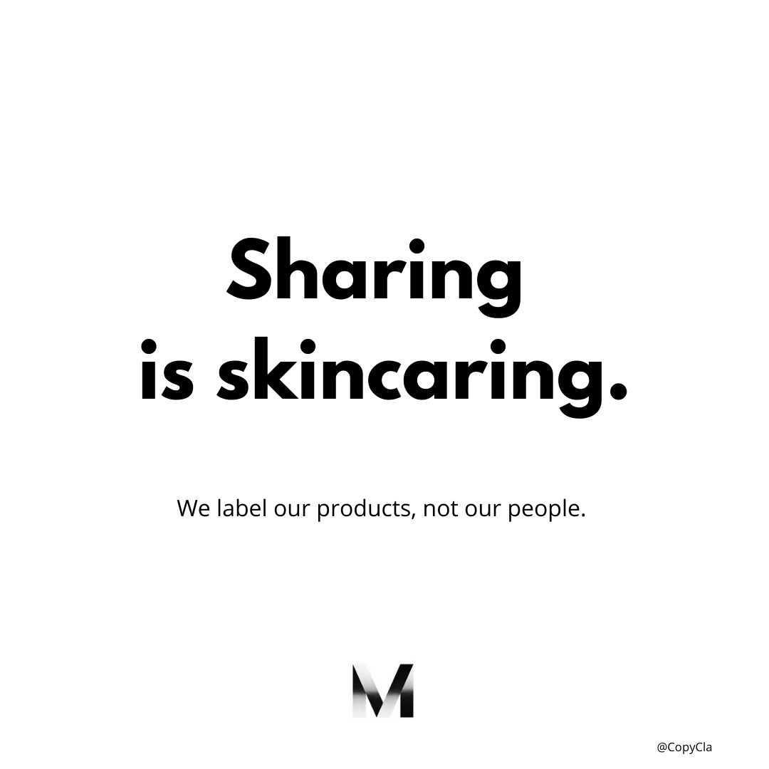 Cool brief of the day @OneMinuteBriefs + @MonroeSkincare ! Here we go with a copy idea :) #inclusiveskincare