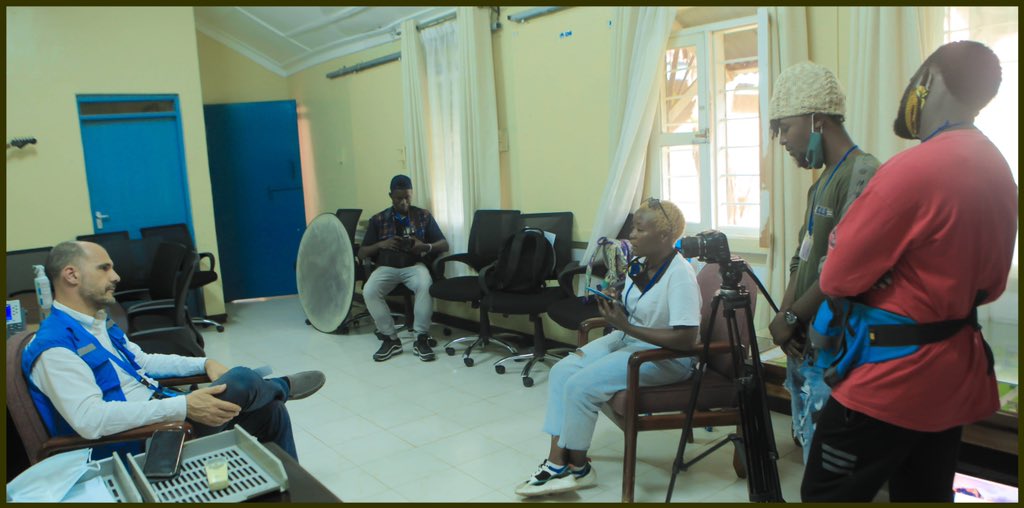 FilmsKey's tweet photo. It’s our pleasure of having a word with @UNHCR Head Of Sub-office (HSO) Mr @IgnazioMattein1 regarding the electrification of institutions in Kalobeyei settlement and Host community. A @GIZ Project which has a huge impact to the well-being of both refugees and the host community. https://t.co/vzogNkBUaf