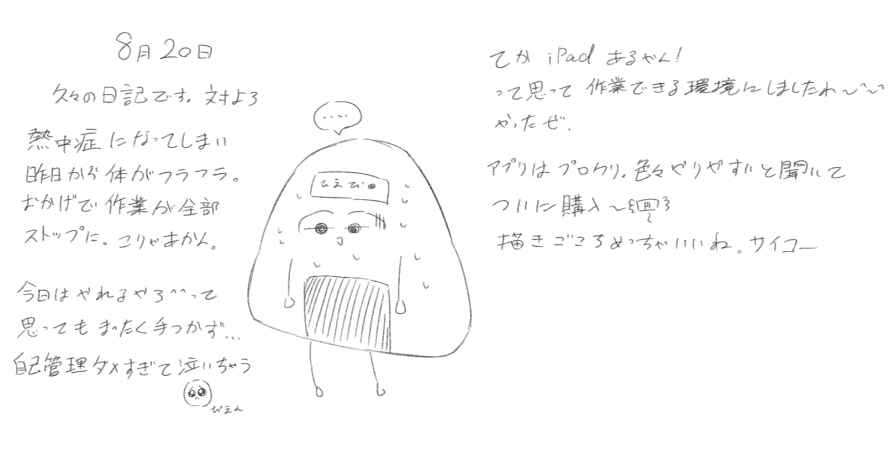 プロクリ使い始めたので久々の日記です 