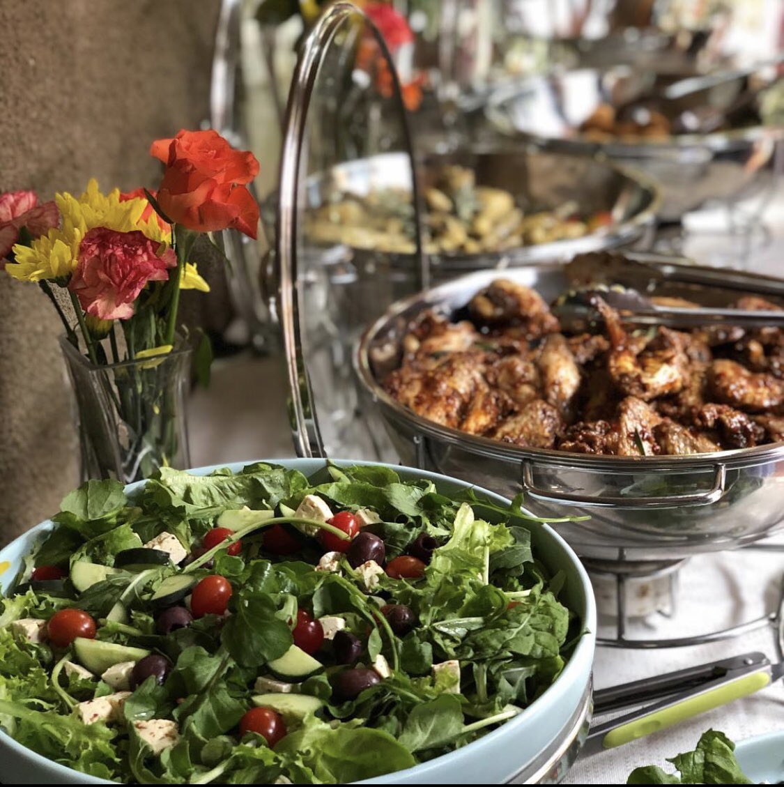 Intimate Weddings are now officially allowed. My catering company, Amara Catering, is also ready 💃💃