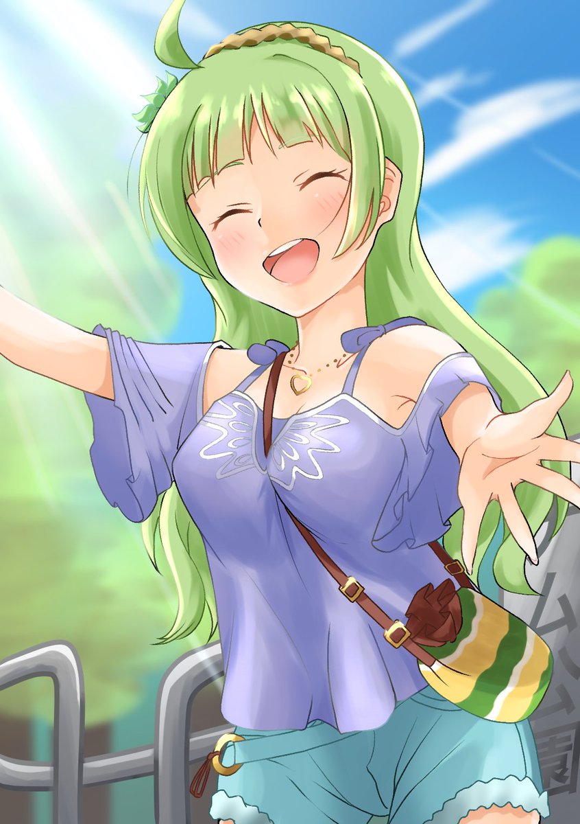 harukana567's tweet photo. エレナ……外でハグは駄目だ……！ https://t.co/mFFlRAowvw