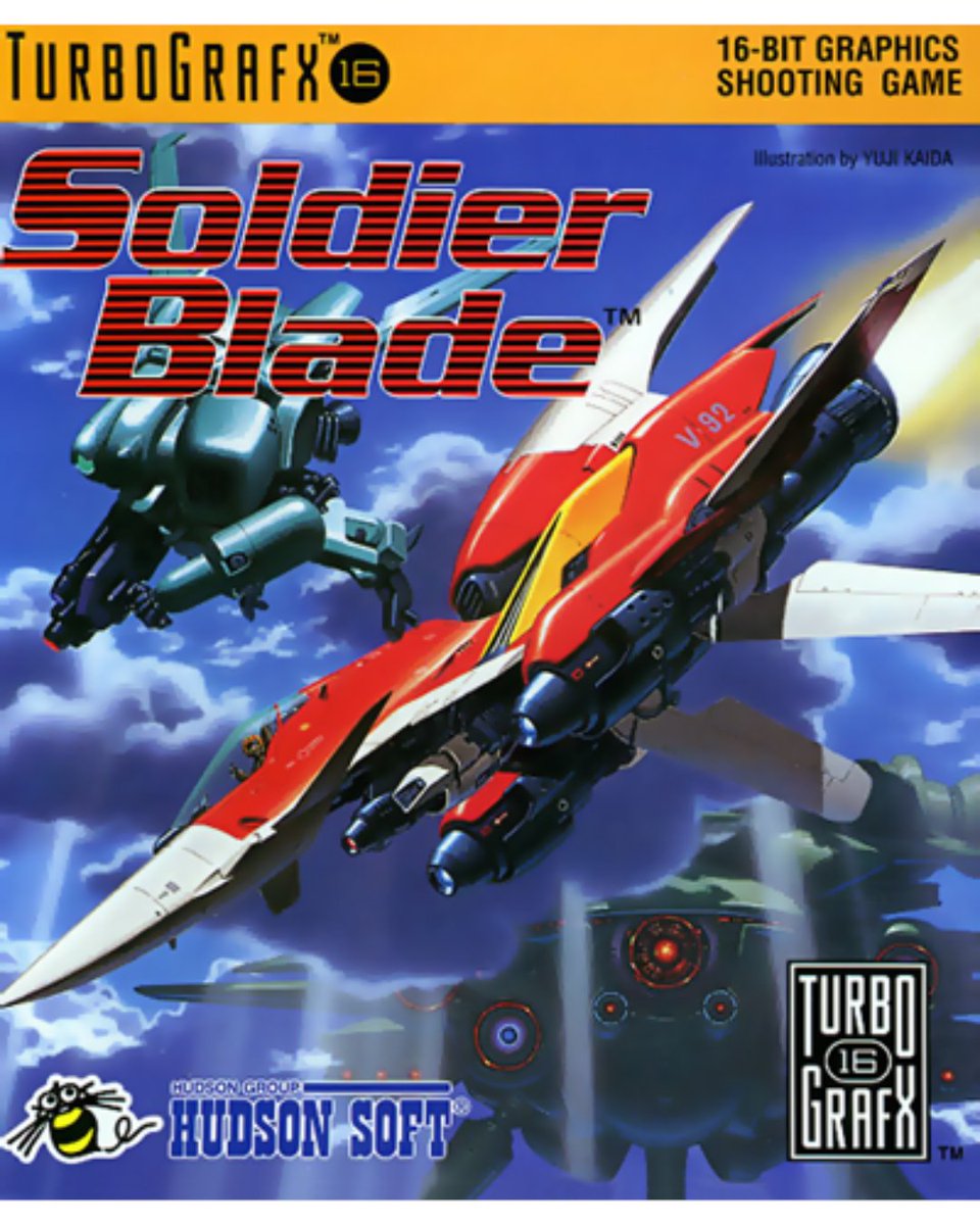 GreatGameCovers's tweet photo. Soldier Blade (TG-16) 

#SoldierBlade #TG16 #TurboGrafx16 #TurboGrafx #PCEngine

#GreatGameCovers #VideoGames #RetroGaming #RetroGames #RetroCollective #Gaming #Gamers https://t.co/2OJLadWLTM