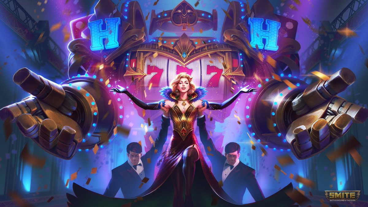 It's time to go all in!

I'm super excited to announce that my Gambit Queen Hera is coming your way in the 7.9 Update as a part of the #OdysseyReckoning Event.

Keep an eye on <a href="/SMITEGame/">SMITE 2</a> for updates on when this skin will release!