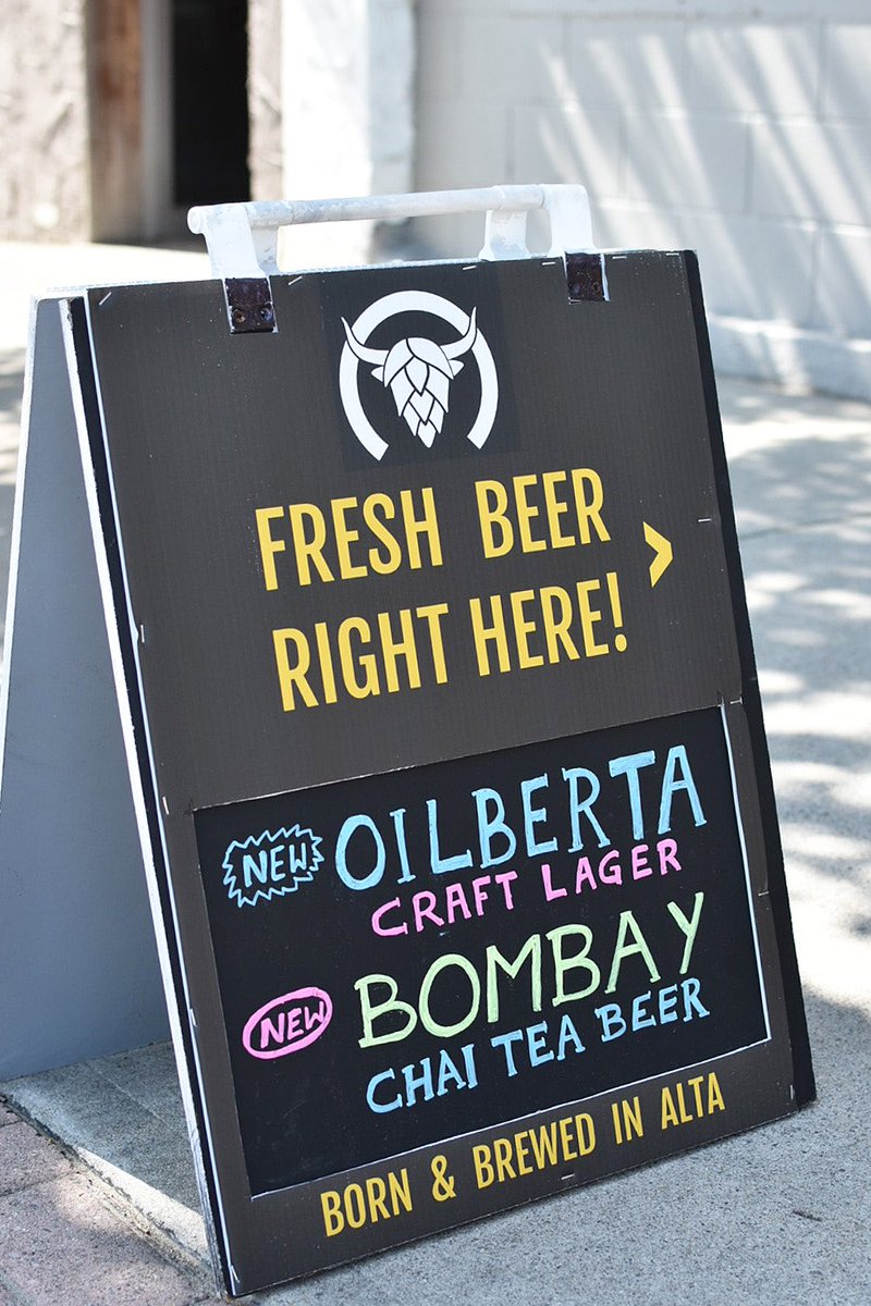 lindork's tweet photo. Didsburyβs @CowtownBeer offers a unique, must-try Bombay Chai Tea Beer. π»Owner Bhupinder is so passionate! Lots of nods to AB + India here too. https://t.co/qWFqCaRNNV Visit by Sept 7 & mention LINDORKATB to get two FREE cans of πΊ with purchase! #ATBGoodnessGrows #yeg #yyc https://t.co/XvFG0f0LLO