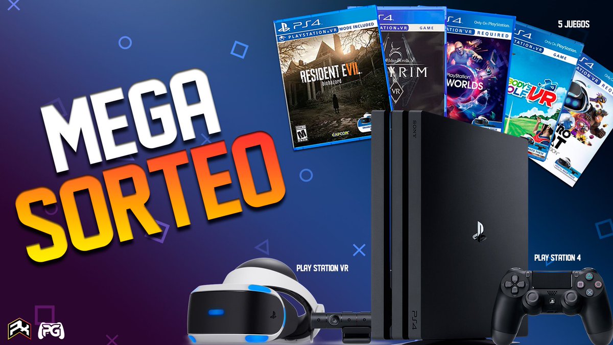 💥🎁#SORTEAZO DE AGOSTO💥

🔹️PS4
🔹️PS4 VR
🔹️5 Videojuegos de PS4

➡ Para participar: Haz RT, sigue a <a href="/ProGamesTM/">PRO GAMES™🎮</a> y @PXGamingg

Termina: 20/09👍

¡SUERTE! 🍀