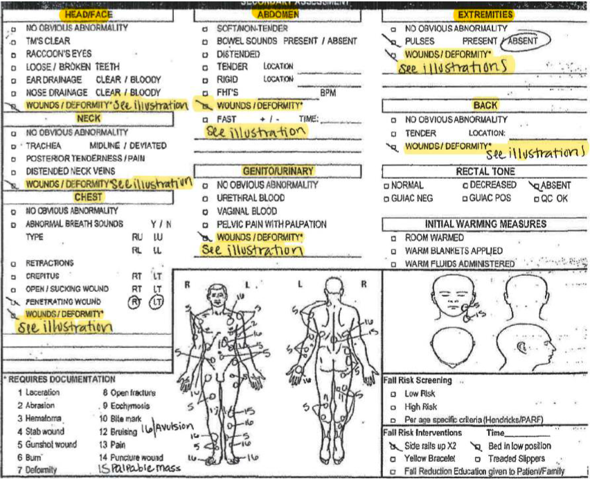 Austin Sanders A Detail From The Filing That I Did Not Include In The Story Griffin Was Shot So Many Times By Apd Officers The Er Doctor Treating Him Could