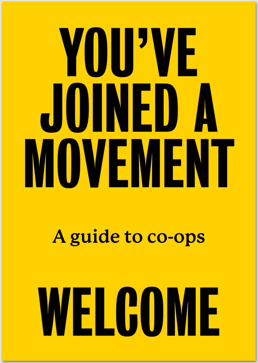 CooperativesUK's tweet photo. It's your first day at a co-op and there's so much to learn. Why not give our simple guide to #coops to new members, directors, workers and employees as part of their induction? #ProudToBeaCoop #MoreThanAShop
https://t.co/6kpNhMLxP6 https://t.co/JSr3jSt0EL