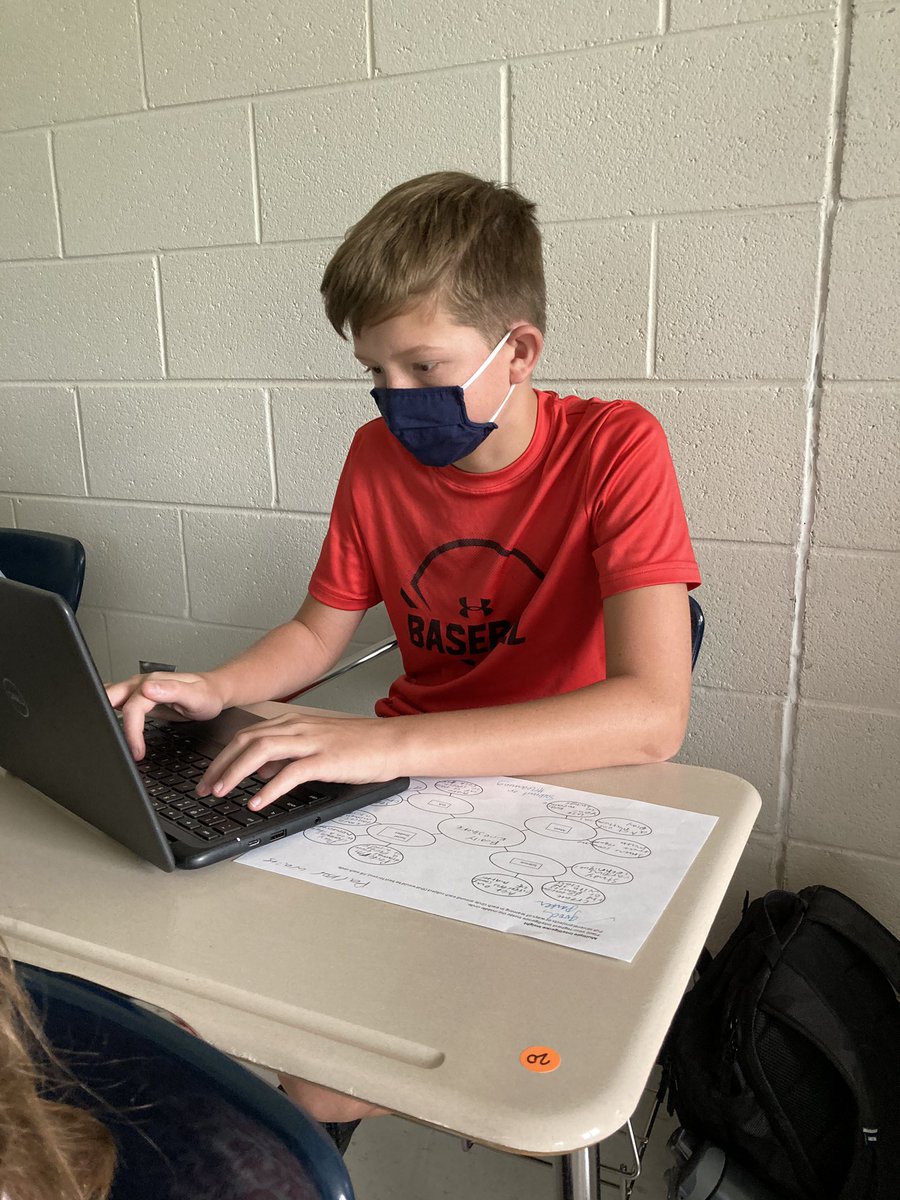 LittleMillMDL's tweet photo. Mrs. Thompson’s 7th grade Enrichment classes are creating virtual spaces while simultaneously exploring students’ personality types and how they learn best. #littlemillmdl https://t.co/CF8nEtnKib