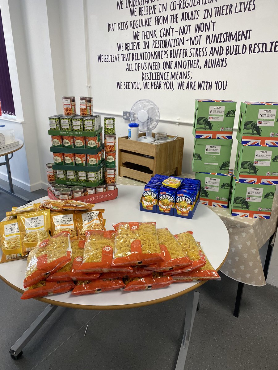 PhoenixPark_'s tweet photo. Due to the ongoing support from @Phillips66UK we were able to deliver food hampers to our families today.Our staff team sorted, packed & delivered the hampers today and they were gratefully received from families #community #wecare #teamwork @WellspringAT @PRU_Leader @MarkWilCEO https://t.co/4OTvMhvSk9