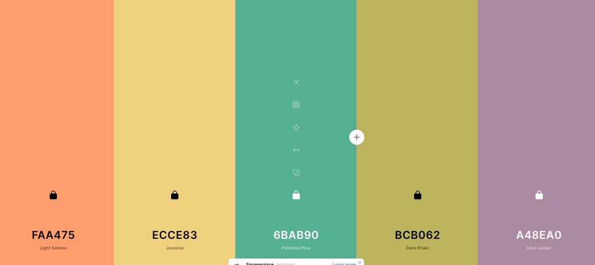 Just spent 30 mins making a pretty color palette for my slides using <a href="/coolors_co/">Coolors</a> ... time management? what's that?