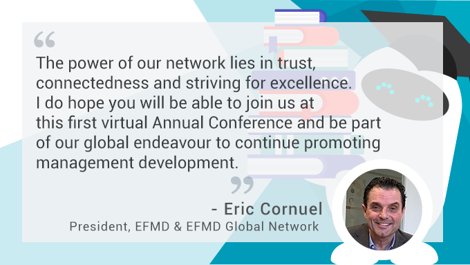 📣The 2020 EFMD Annual Conference is going online! We hope to see you there!

🔗 bit.ly/38D2Ns2
🗓️ 31 August - 2 September 2020

#EFMDAC #BusinessSchools #ManagementEducation 
 bit.ly/38072NT