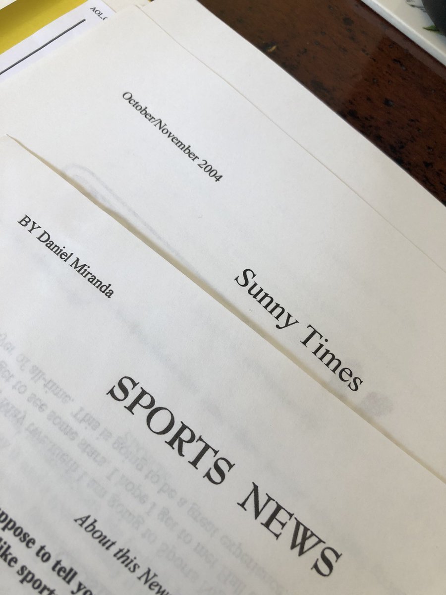 At 8, I told a friend we should start a newspaper to take down The New York Times. So I opened up a Word document and started a quarterly newsletter called The Sunny Times. 11 subscribers at $5 an issue.Not bad.