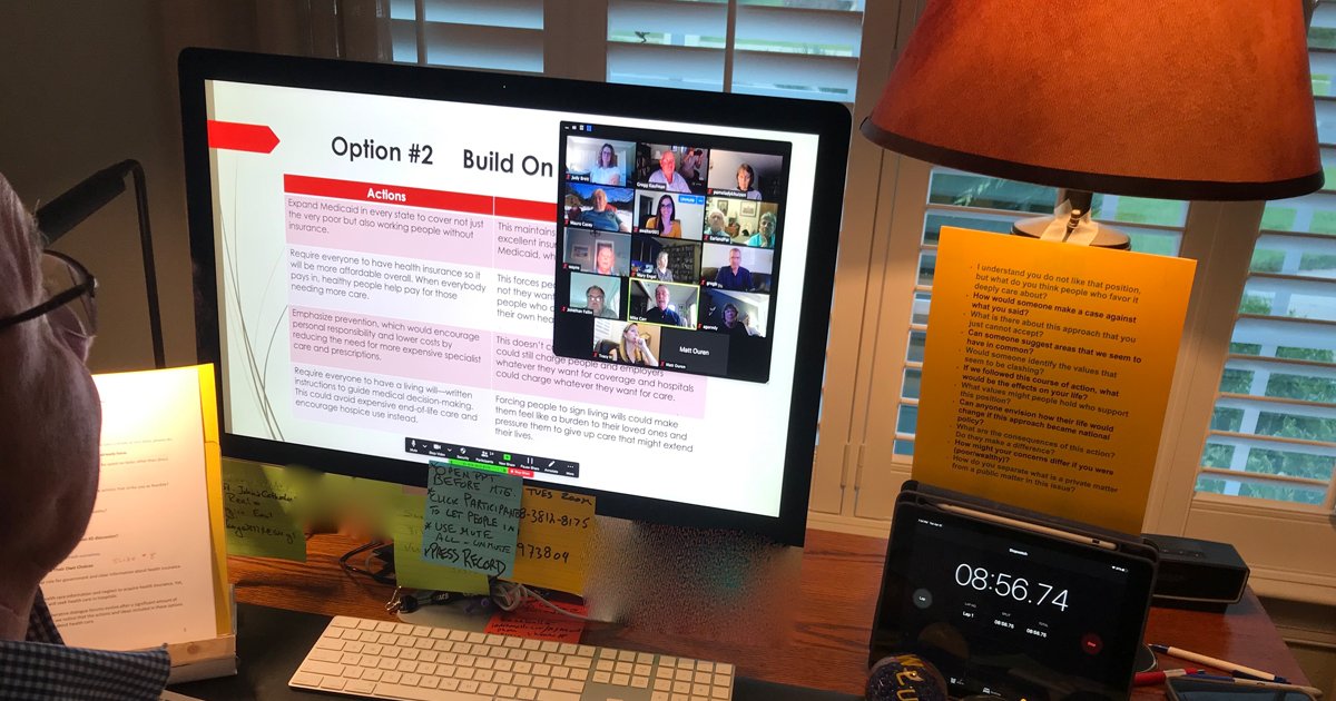 KetteringFdn's tweet image. READ → CGA and Zoom Technologies: Deliberation in the Era of COVID-19 by KF senior associate Maura Casey. bit.ly/2Nq5kf6 #nationalissuesforums #nifi #ketteringfoundation #deliberation #deliberativedemocracy #listenfirst #hiddencommonground