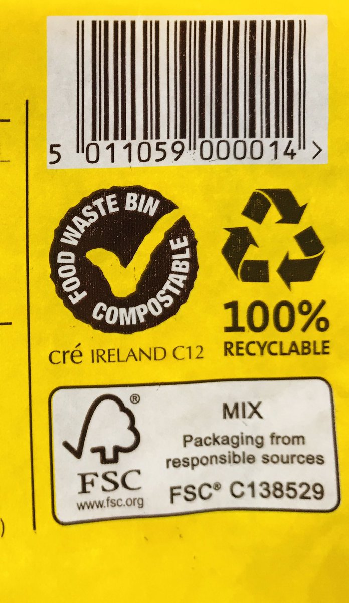 stevensgreen1's tweet photo. Sustainable innovation and well done to ‘auld Mr Brennan’ new wrap is fully recyclable, compostable and bio-degradable. FSC certified. Researched, developed and produced in #wicklow
How about it Pat & Mssrs J,M & O’B
#sickofplastic https://t.co/w5wgB0UsIm