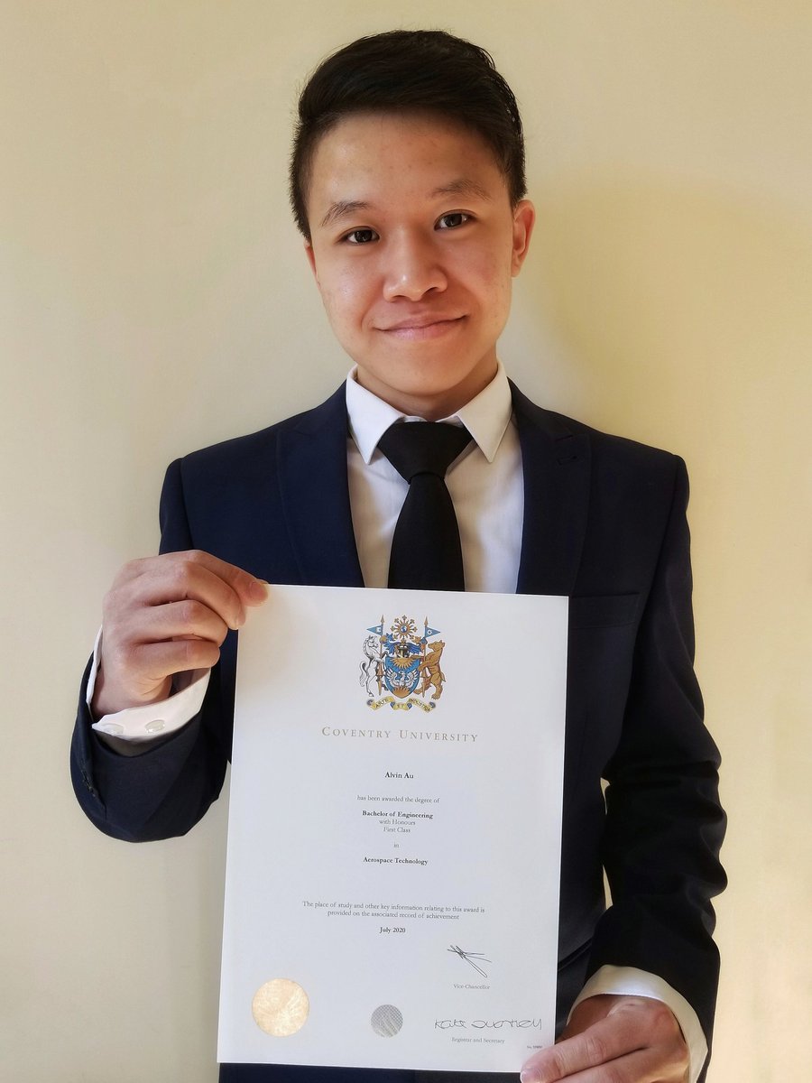So happy to finally receive my degree certificate! Congratulations to all 2020 graduates and best of luck! <a href="/covcampus/">Coventry University</a> #CovGraduation