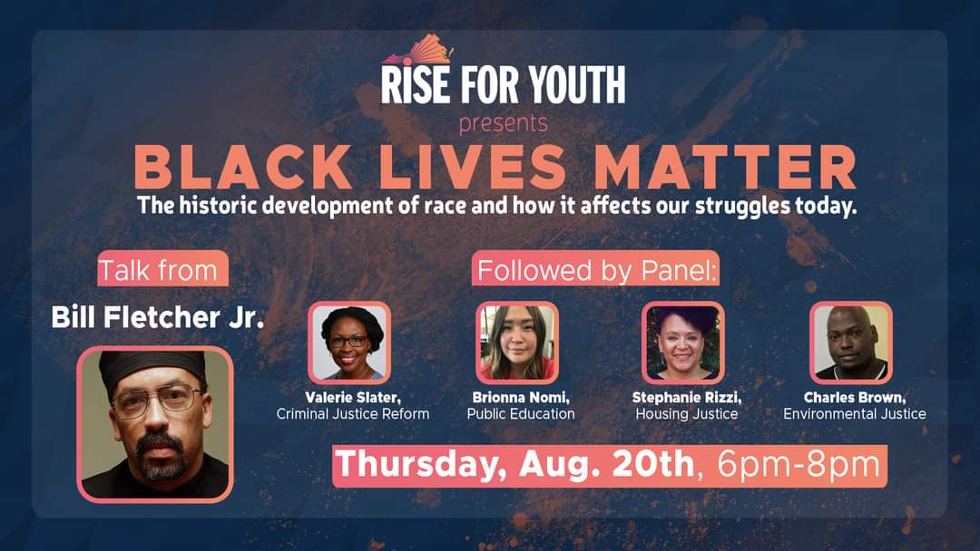 RISEforYouth's tweet photo. *TONIGHT* 6pm * Raelyn Williams will MC. https://t.co/JCpHGEsslZ

"The denial of white supremacy is violence. We must acknowledge the roots that the U.S has been founded on + continues to perpetuate in order to fight for our liberation." https://t.co/wuzB1H7xgb