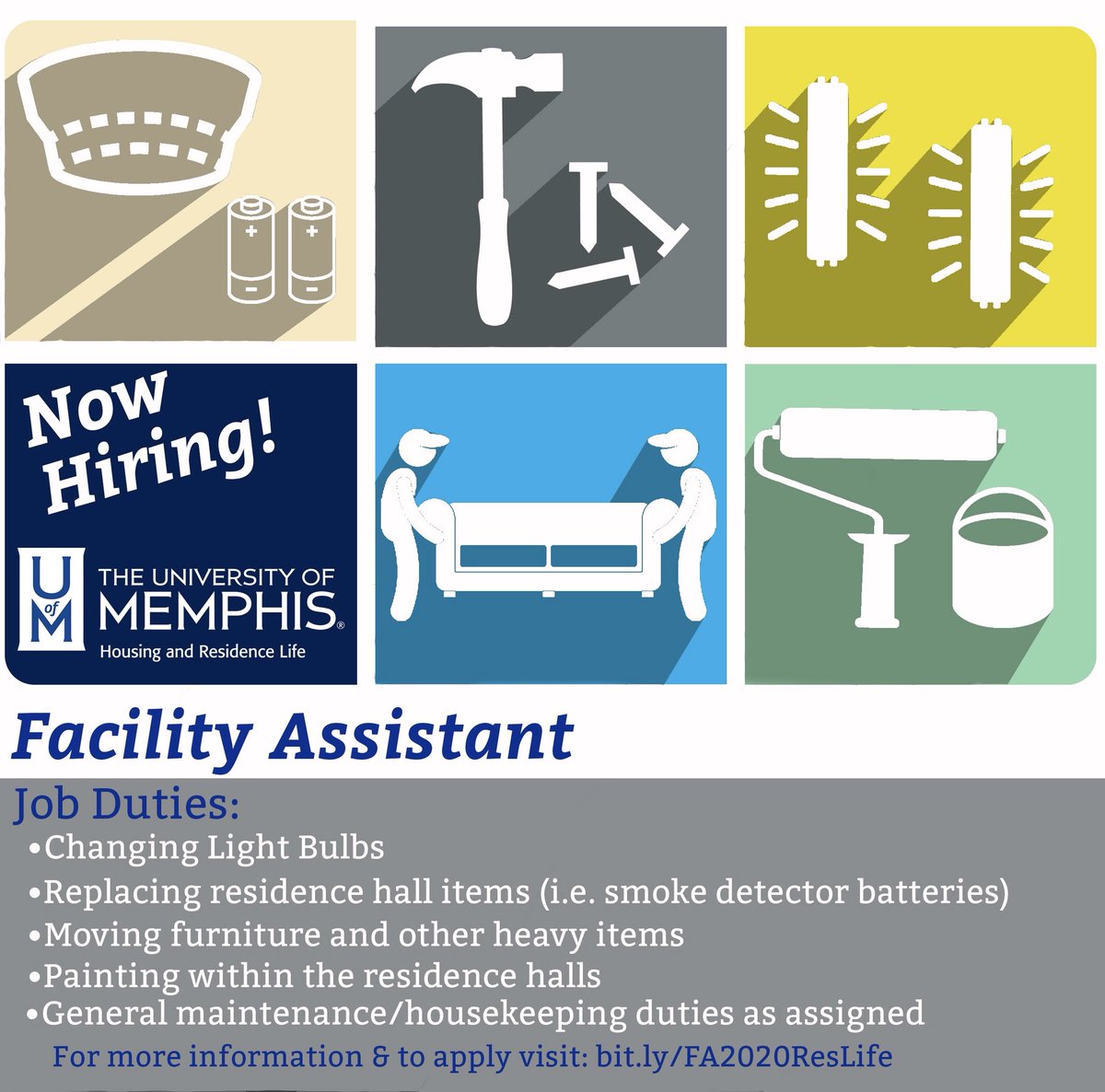 University of Memphis Housing & Residence Life tweet media