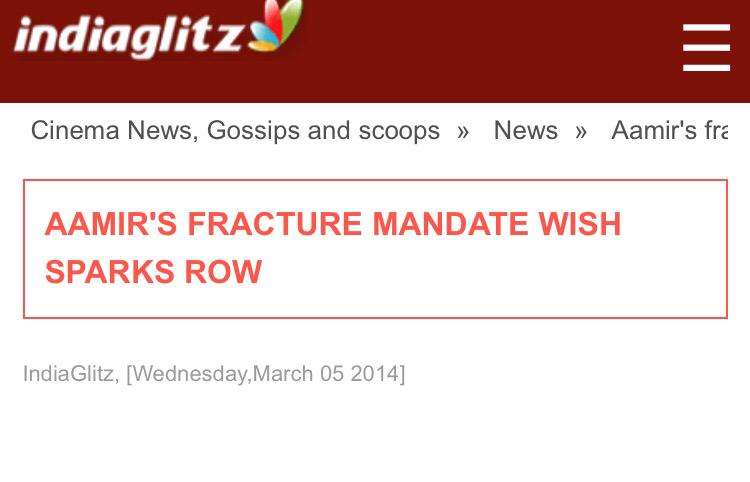 Know Your Aamir Khan [Part-2]Just 1 month before 2014 general elections when all the news surveys were giving clear majority to BJP,Aamir appealed to people of India wishing for a fracture mandate knowingly very well that UPA-1 & 2 were disaster coalition Govt.