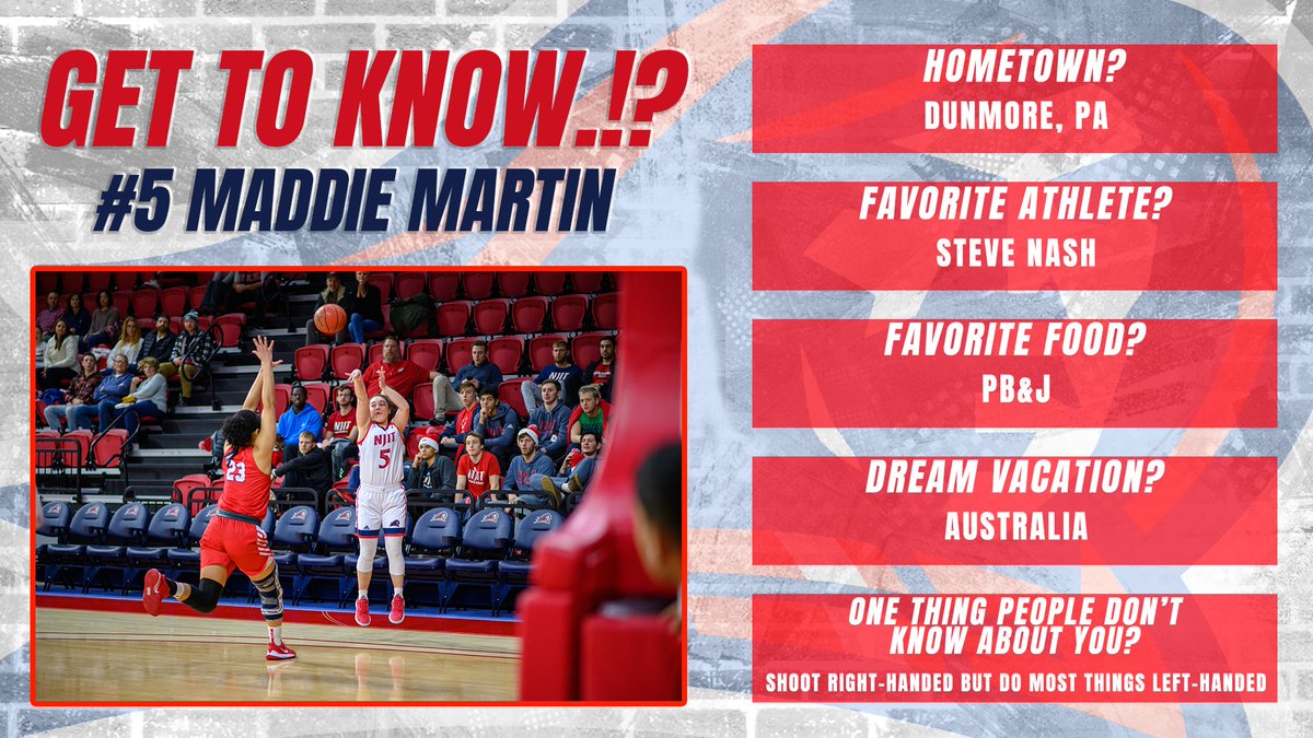 NJITWBB's tweet photo. 𝙂𝙚𝙩 𝙏𝙤 𝙆𝙣𝙤𝙬.?!
#5 𝙈𝙖𝙙𝙙𝙞𝙚 𝙈𝙖𝙧𝙩𝙞𝙣

🏀 𝘾𝙖𝙧𝙚𝙚𝙧-𝙗𝙚𝙨𝙩 1⃣9⃣ points and 7⃣ assists at Wagner 

Full Bio ➡️ https://t.co/KLAiPGiqek https://t.co/eTmBq7I3zW