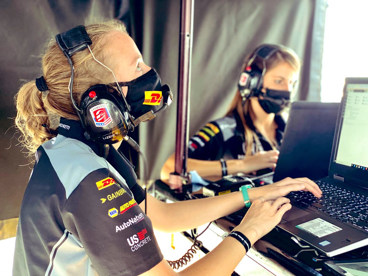 newsladyB's tweet photo. Thanks to @FollowAndretti @RyanHunterReay engineers & @IUPUI @IUPUImotorsport for helping me highlight the amazing women who are the backbone on this sport and who plan to shake things up! #Indy500 #INDYCAR #IsItAugustYet #TimeToDriveChange #WomenInMotorsports #ThursdayThoughts https://t.co/hhO2FlXdfG