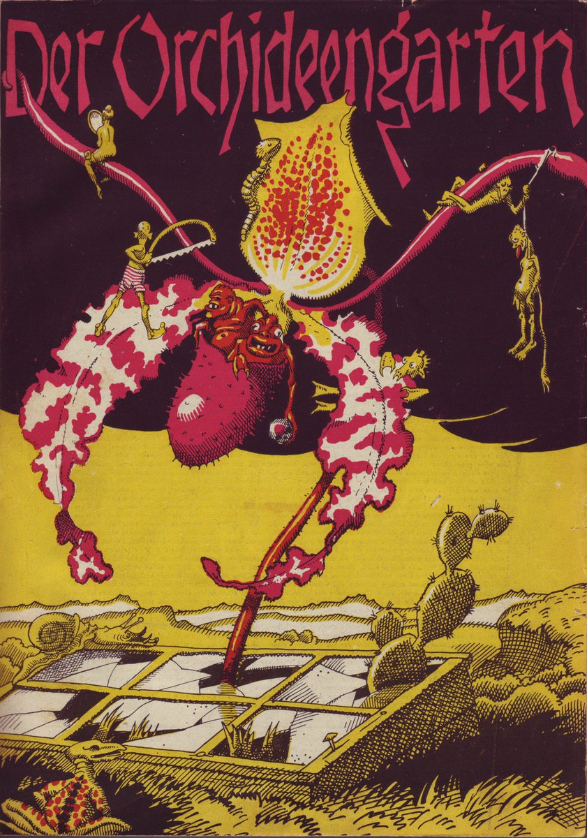 Der Orchideengarten: Phantastische Blätter (The orchid garden: fantastic pages) is probably the first ever fantasy magazine. Published in Munich by Dreiländerverlag, a trial issue appeared in 1918 before the first full 24 page edition was published in January 1919.
