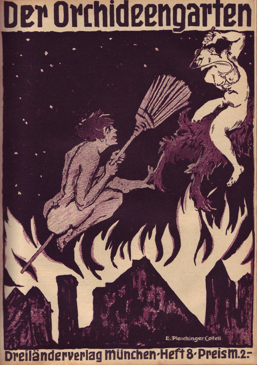 Problems dogged Der Orchideengarten: issue were withdrawn from circulation due to their lewd nature, sales were lower then needed, the price quickly rose from 80 pfennigs to 2 marks whilst the page count decreased. The magazine finally closed in November 1921 after 51 issues.