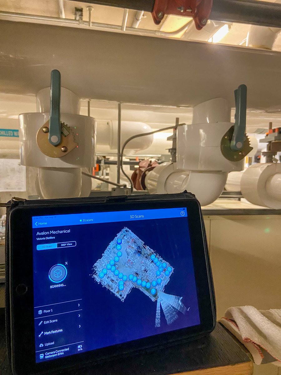 Doing a little #3D scanning of this #GeoThermal mechanical space for some #yyj engineers.  Complete with Point Cloud file file support.

#pointcloud #survey yyjconstruction #mechanicalengineering #electricalengineering #victoriabc  #vancouverisland  #vanisle  #engineering