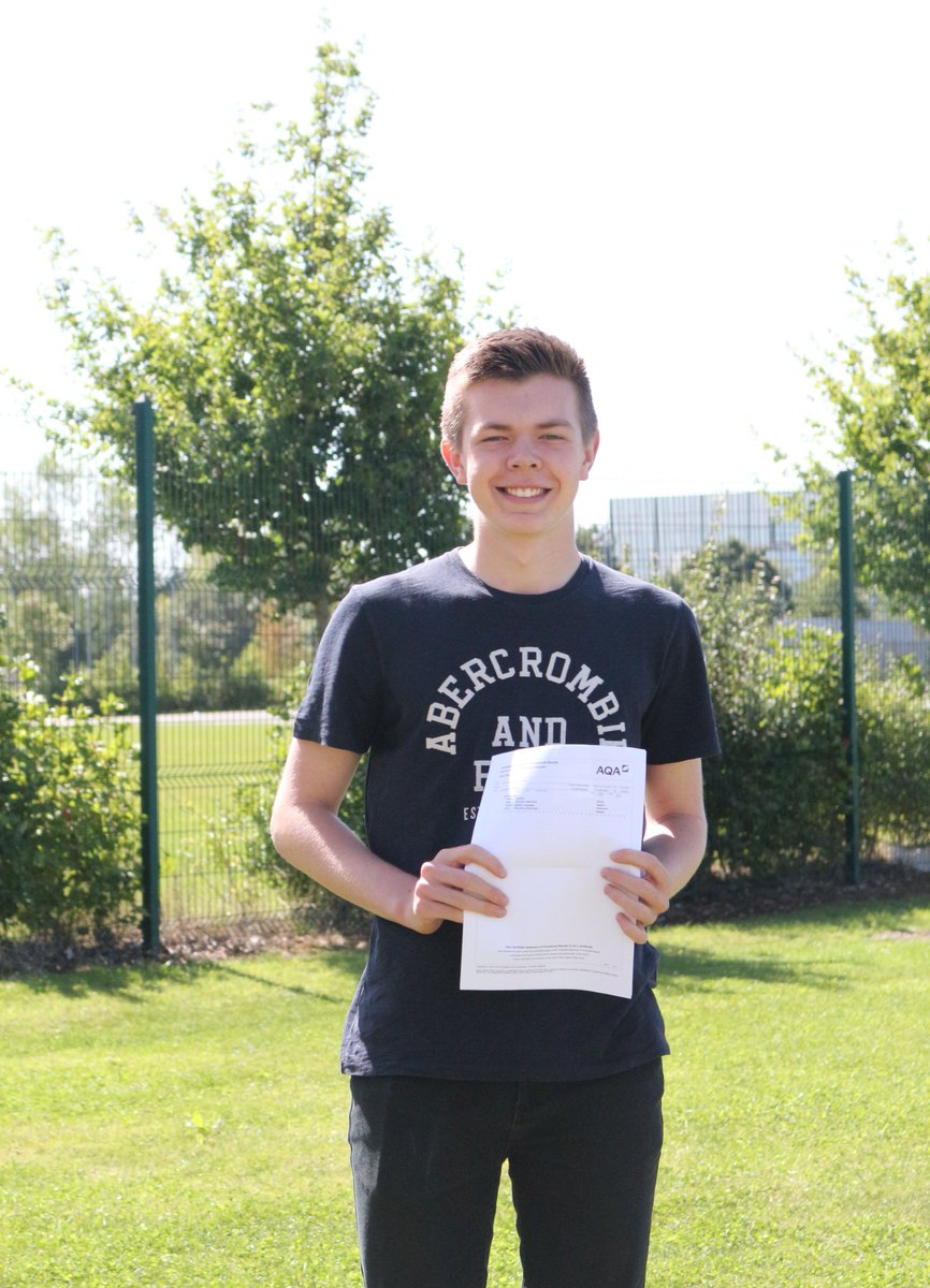 Sullivan Rymarz received great results, achieving three grade 9s in History, Maths and Music, five grade 8s in English Language, English Literature, French, Physics and Statistics & two grade 7s in Biology and Chemistry, well done! @unders73 #CommitBelieveAchieve #gcseresults2020