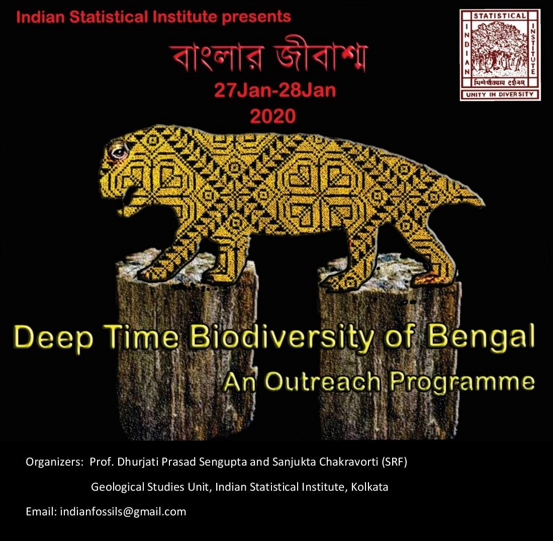chirpysanjukta's tweet photo. It was a GRAND SUCCESS! Outreach event on Fossils of Bengal organized by me @chirpysanjukta &amp; @Dhurjati_Isi with school kids, researchers &amp; dignitaries – 1st structured museum outreach in Bengal- milestone in Indian palaeontology !#fossilfriday #ISIKolkata #conserve_indianfossils https://t.co/kabmhRnQ7f