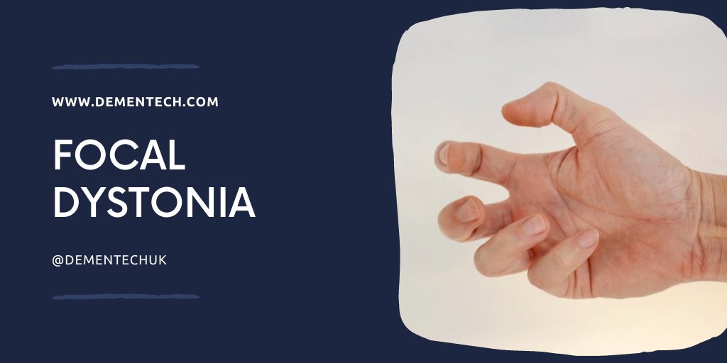 #Dystonia refers to a range of symptoms that affect movement.Focal dystonia describes any dystonia that remains in one area. There are also different types of focal dystonia: ✅ Focal hand dystonia ✅ Foot dystonia ✅ Voice dystonia Learn more: bit.ly/3d2J464