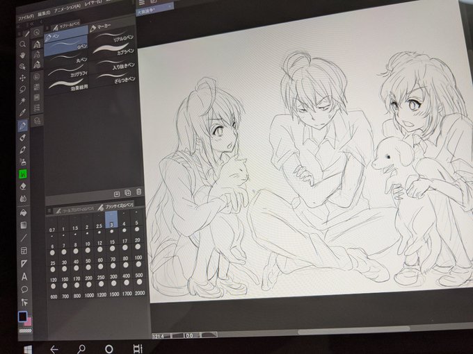 最近やたらと俺ガイルで描いてしまうのだけど、奉仕部が尊いからもうしょうがないとおもってる 