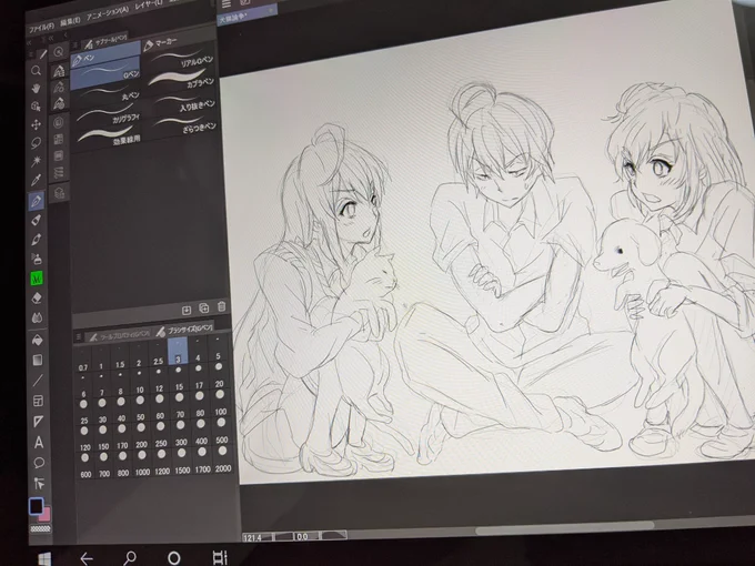 最近やたらと俺ガイルで描いてしまうのだけど、奉仕部が尊いからもうしょうがないとおもってる 