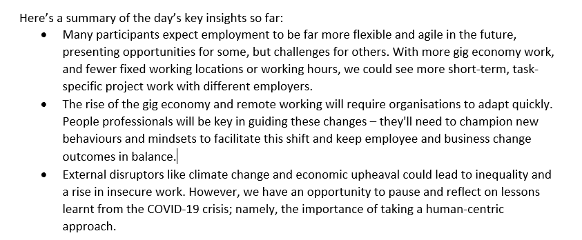 CIPD's tweet photo. The People Profession virtual #Hackathon2030 is drawing to a close, but itβs not too late to have your say! Visit https://t.co/W184qeqxBW to contribute your thoughts on the future world of work by 10:00 GMT tomorrow. https://t.co/qH9NjXGS9F