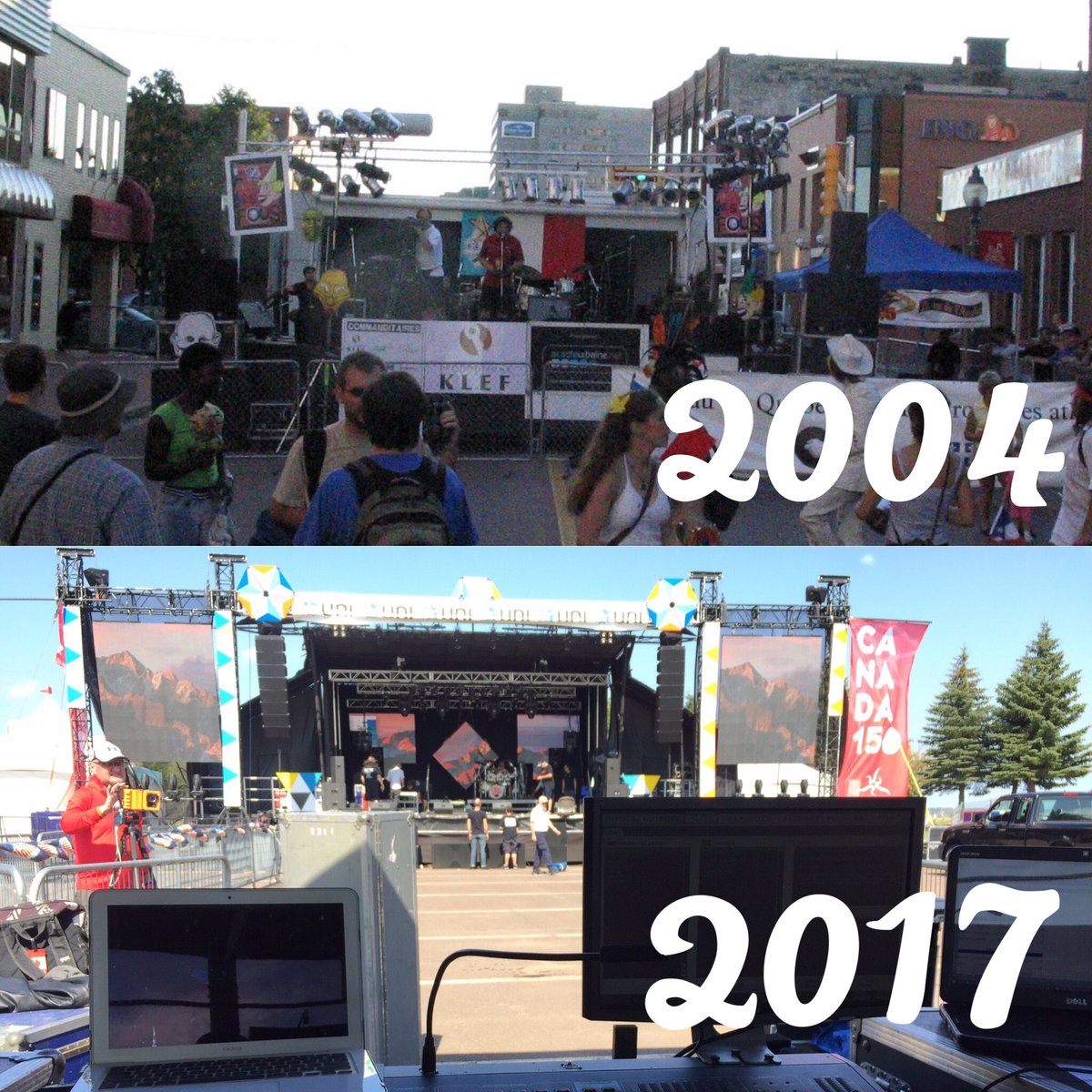 #throwbackthursday to @acadierock over the years!!! #nbevents  #proav #prolighting #proaudio #funatwork #wemissshows #wemakeevents