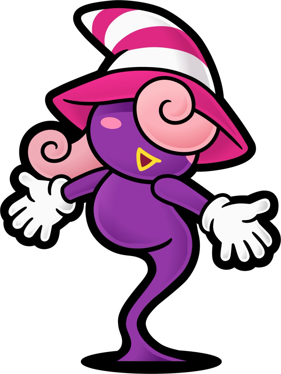 Vivian uses a combination of Shadow Veil and Fiery Jinx. She pulls Paper Mario into the shadows (like Greninja’s Shadow Sneak) for up to three seconds. Upon releasing the button, the two pop out of the ground, with Vivian attacking nearby opponents with a fiery punch.