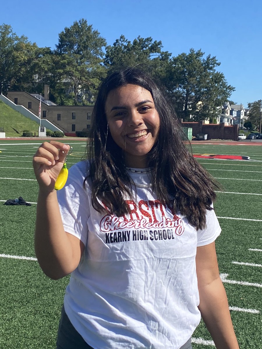 CheerKards's tweet photo. Congrats to Iasmin for winning that top banana today!! We just finished up week 2 of summer sesh!! Can’t wait until week 3!! https://t.co/vYVdXLTkMW